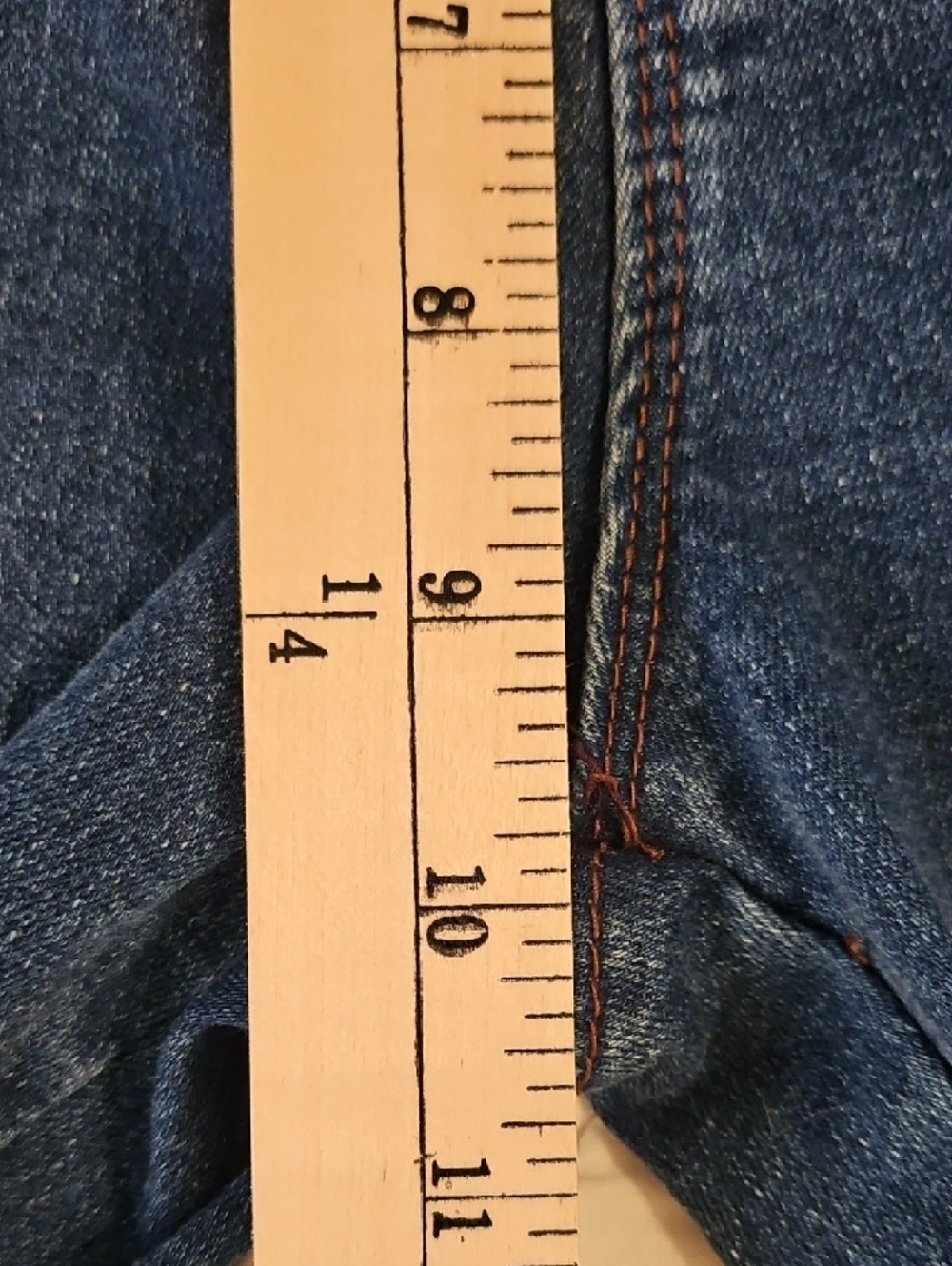 Sandpiper Petite - Embroidered Leaf & Swirl  Design Jeans - Size 8 P - Picture 5 of 10